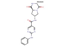 2-anilino-N-[(7R,8aS)-1,4-dioxooctahydropyrrolo[1,2-a]pyrazin-7-yl]pyrimidine-5-carboxamide