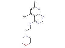 5,7-dimethyl-N-(2-morpholin-4-ylethyl)pyrido[2,3-d]pyrimidin-4-amine