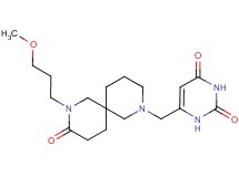 6-{[8-(3-methoxypropyl)-9-oxo-2,8-diazaspiro[5.5]undec-2-yl]methyl}-2,4(1H,3H)-pyrimidinedione