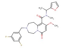 3-(3,5-difluorobenzyl)-N-[1-(2-furyl)ethyl]-9-methoxy-N-methyl-7-oxo-1,2,3,4,5,7-hexahydropyrido[1,2-d][1,4]diazepine-10-carboxamide