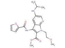 methyl 3-(2-furoylamino)-5-(isopropylamino)-1-(2-methoxyethyl)-1H-pyrrolo[2,3-b]pyridine-2-carboxylate