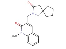 1-methyl-3-[(3-oxo-2-azaspiro[4.4]non-2-yl)methyl]quinolin-2(1H)-one