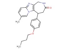 5-(4-butoxyphenyl)-8-methyl-1,2,4,5-tetrahydro-3H-pyrido[1',2':1,2]imidazo[4,5-c]azepin-3-one