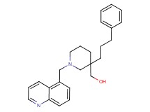 [3-(3-phenylpropyl)-1-(5-quinolinylmethyl)-3-piperidinyl]methanol