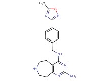 N~4~-[4-(5-methyl-1,2,4-oxadiazol-3-yl)benzyl]-6,7,8,9-tetrahydro-5H-pyrimido[4,5-d]azepine-2,4-diamine dihydrochloride