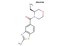 5-{[(3S)-3-ethylmorpholin-4-yl]carbonyl}-2-methyl-1,3-benzothiazole
