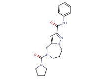 N-phenyl-5-(pyrrolidin-1-ylcarbonyl)-5,6,7,8-tetrahydro-4H-pyrazolo[1,5-a][1,4]diazepine-2-carboxamide