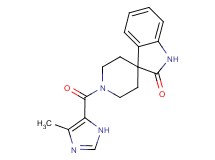 1'-[(4-methyl-1H-imidazol-5-yl)carbonyl]spiro[indole-3,4'-piperidin]-2(1H)-one