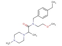 N-(4-ethylbenzyl)-N-(2-methoxyethyl)-2-(4-methylpiperazin-1-yl)propanamide