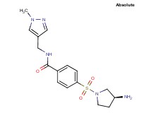 4-{[(3S)-3-amino-1-pyrrolidinyl]sulfonyl}-N-[(1-methyl-1H-pyrazol-4-yl)methyl]benzamide hydrochloride