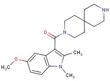 3-[(5-methoxy-1,2-dimethyl-1H-indol-3-yl)carbonyl]-3,9-diazaspiro[5.5]undecane hydrochloride