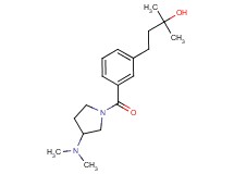 4-(3-{[3-(dimethylamino)-1-pyrrolidinyl]carbonyl}phenyl)-2-methyl-2-butanol