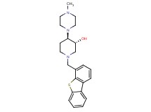 (3R*,4R*)-1-(dibenzo[b,d]thien-4-ylmethyl)-4-(4-methyl-1-piperazinyl)-3-piperidinol