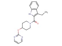 3-ethyl-2-{[4-(pyrimidin-2-yloxy)piperidin-1-yl]carbonyl}-1H-indole