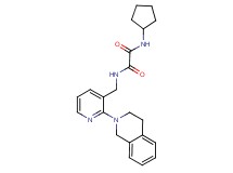 N-cyclopentyl-N'-{[2-(3,4-dihydroisoquinolin-2(1H)-yl)pyridin-3-yl]methyl}ethanediamide