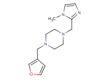 1-(3-furylmethyl)-4-[(1-methyl-1H-imidazol-2-yl)methyl]piperazine
