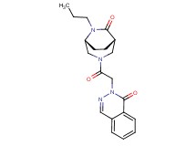 2-{2-oxo-2-[(1S*,5R*)-7-oxo-6-propyl-3,6-diazabicyclo[3.2.2]non-3-yl]ethyl}-1(2H)-phthalazinone