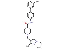N-(3'-methyl-4-biphenylyl)-1-[(3-methyl-1-propyl-1H-pyrazol-4-yl)methyl]-4-piperidinecarboxamide