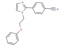 4-[1-(2-phenoxyethyl)-1H-imidazol-2-yl]benzonitrile