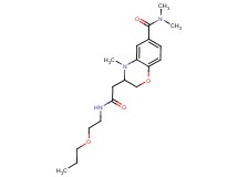 N,N,4-trimethyl-3-{2-oxo-2-[(2-propoxyethyl)amino]ethyl}-3,4-dihydro-2H-1,4-benzoxazine-6-carboxamide