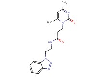 N-[2-(1H-1,2,3-benzotriazol-1-yl)ethyl]-3-(4,6-dimethyl-2-oxopyrimidin-1(2H)-yl)propanamide
