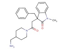 3-{2-[4-(aminomethyl)-1-piperidinyl]-2-oxoethyl}-3-benzyl-1-methyl-1,3-dihydro-2H-indol-2-one hydrochloride
