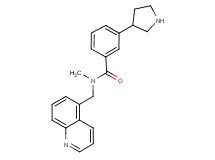 N-methyl-3-(3-pyrrolidinyl)-N-(5-quinolinylmethyl)benzamide dihydrochloride