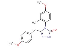 5-(4-methoxybenzyl)-4-(4-methoxy-2-methylphenyl)-2,4-dihydro-3H-1,2,4-triazol-3-one