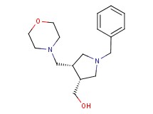 [(3R*,4S*)-1-benzyl-4-(morpholin-4-ylmethyl)pyrrolidin-3-yl]methanol