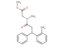 methyl N-methyl-N-[3-(2-methylphenyl)-3-phenylpropanoyl]glycinate