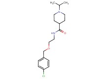 N-{2-[(4-chlorobenzyl)oxy]ethyl}-1-isopropyl-4-piperidinecarboxamide