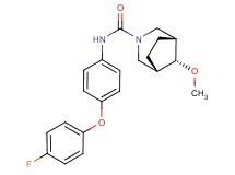 (8-syn)-N-[4-(4-fluorophenoxy)phenyl]-8-methoxy-3-azabicyclo[3.2.1]octane-3-carboxamide
