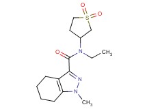 N-(1,1-dioxidotetrahydro-3-thienyl)-N-ethyl-1-methyl-4,5,6,7-tetrahydro-1H-indazole-3-carboxamide