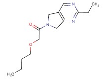 6-(butoxyacetyl)-2-ethyl-6,7-dihydro-5H-pyrrolo[3,4-d]pyrimidine