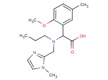 (2-methoxy-5-methylphenyl)[[(1-methyl-1H-imidazol-2-yl)methyl](propyl)amino]acetic acid