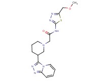 N-[5-(methoxymethyl)-1,3,4-thiadiazol-2-yl]-2-(3-[1,2,4]triazolo[4,3-a]pyridin-3-ylpiperidin-1-yl)acetamide