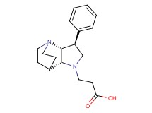 3-[(2R*,3S*,6R*)-3-phenyl-1,5-diazatricyclo[5.2.2.0~2,6~]undec-5-yl]propanoic acid