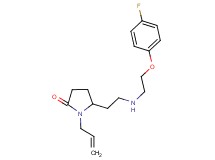 1-allyl-5-(2-{[2-(4-fluorophenoxy)ethyl]amino}ethyl)-2-pyrrolidinone