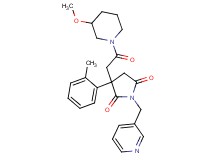 3-[2-(3-methoxy-1-piperidinyl)-2-oxoethyl]-3-(2-methylphenyl)-1-(3-pyridinylmethyl)-2,5-pyrrolidinedione