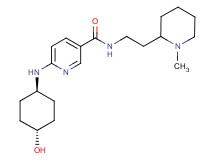 6-[(trans-4-hydroxycyclohexyl)amino]-N-[2-(1-methyl-2-piperidinyl)ethyl]nicotinamide