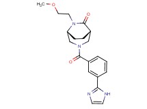(1S*,5R*)-3-[3-(1H-imidazol-2-yl)benzoyl]-6-(2-methoxyethyl)-3,6-diazabicyclo[3.2.2]nonan-7-one