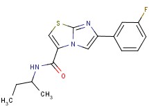 N-(sec-butyl)-6-(3-fluorophenyl)imidazo[2,1-b][1,3]thiazole-3-carboxamide