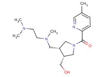 {(3R*,4R*)-4-{[[2-(dimethylamino)ethyl](methyl)amino]methyl}-1-[(5-methylpyridin-2-yl)carbonyl]pyrrolidin-3-yl}methanol