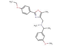 N-{[2-(4-ethoxyphenyl)-5-methyl-1,3-oxazol-4-yl]methyl}-1-(3-methoxyphenyl)-N-methylethanamine