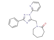 1-[(3-phenyl-1-pyridin-2-yl-1H-1,2,4-triazol-5-yl)methyl]azepan-2-one