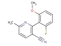 2-(2-fluoro-6-methoxyphenyl)-6-methylnicotinonitrile