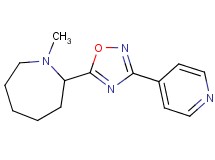 1-methyl-2-[3-(4-pyridinyl)-1,2,4-oxadiazol-5-yl]azepane