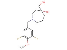 1-(3,5-difluoro-4-methoxybenzyl)-4-(hydroxymethyl)-4-azepanol