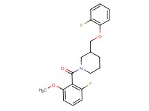1-(2-fluoro-6-methoxybenzoyl)-3-[(2-fluorophenoxy)methyl]piperidine