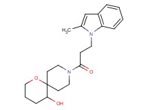 9-[3-(2-methyl-1H-indol-1-yl)propanoyl]-1-oxa-9-azaspiro[5.5]undecan-5-ol